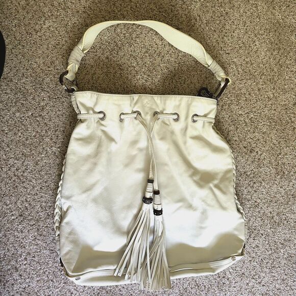 Juicy Coture limited collectors edition white leather shoulder bag - Picture 1 of 15